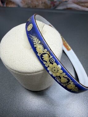 Vintage Rare Micheala Frey Enamel Bangle Hand Painted #436